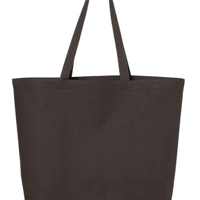 Q-Tees Jumbo Canvas Tote Bag