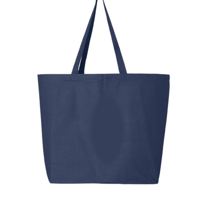 Q-Tees Jumbo Canvas Tote Bag
