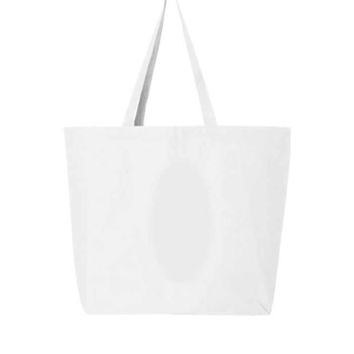 Q-Tees Jumbo Canvas Tote Bag