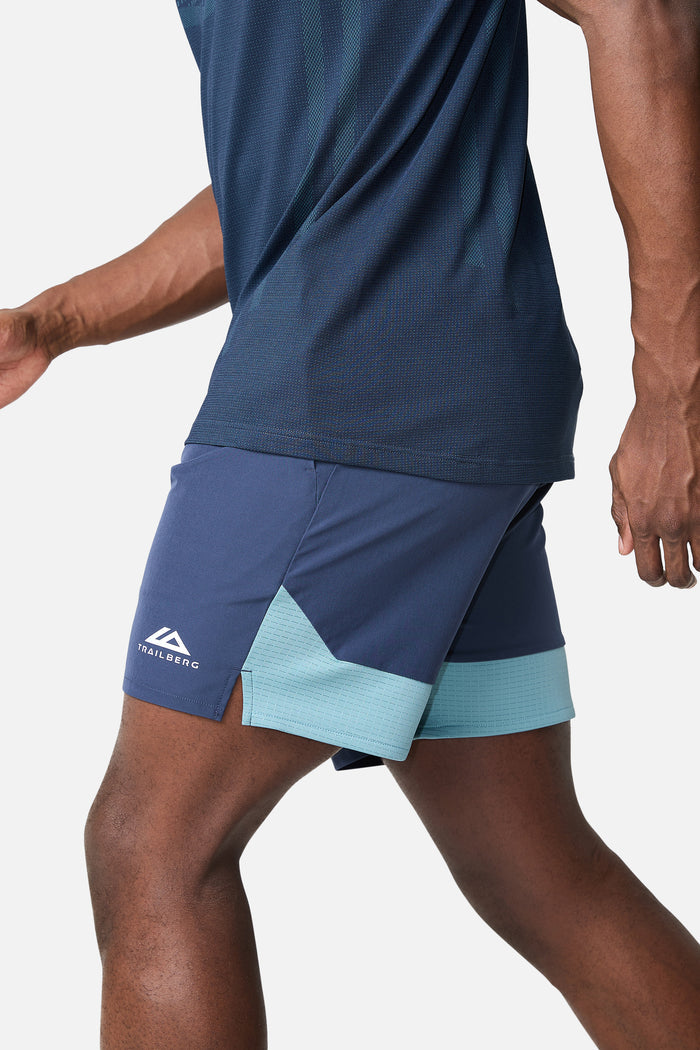 Rapid Dash 3.0 Short - Storm Blue/Polar Breeze