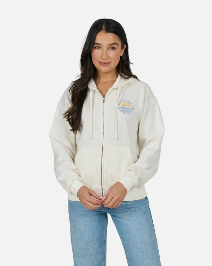 Rays Zip Hoody - Off White