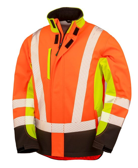 Recycled 3-layer safety softshell