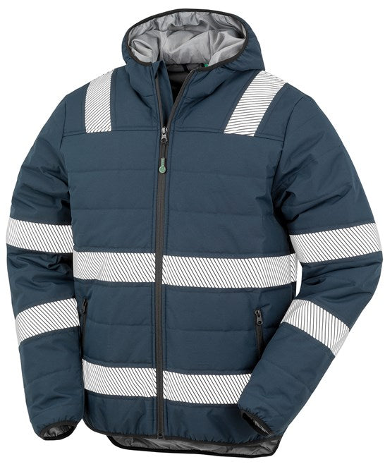 Recycled ripstop padded safety jacket