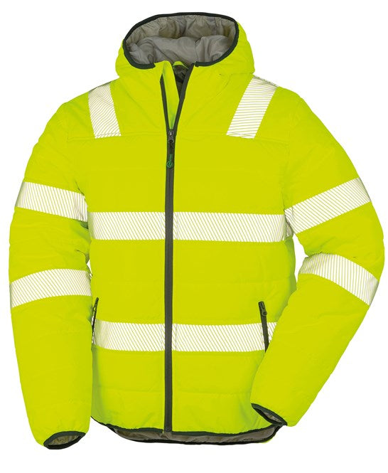 Recycled ripstop padded safety jacket