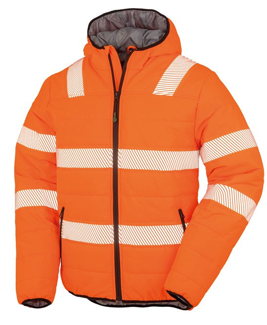 Recycled ripstop padded safety jacket