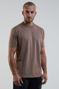 Redbridge Regular Fit Cotton T-Shirt - Brown