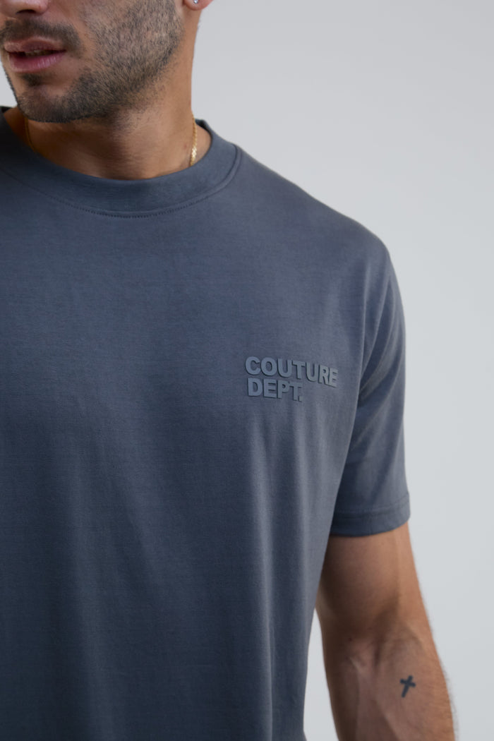Redbridge Regular Fit Cotton T-Shirt - Dark Grey