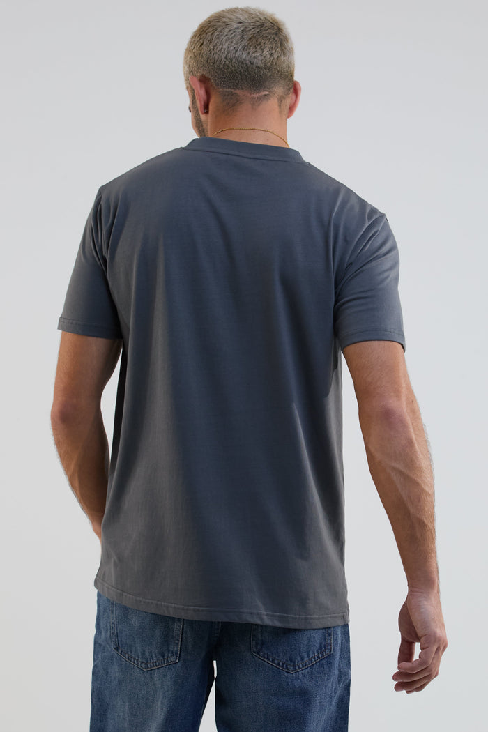 Redbridge Regular Fit Cotton T-Shirt - Dark Grey