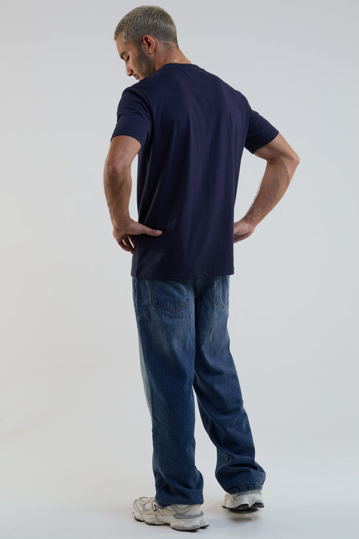Redbridge Regular Fit Cotton T-Shirt - Navy