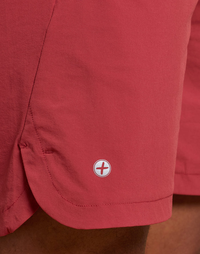Relentless 7" Shorts in Rust