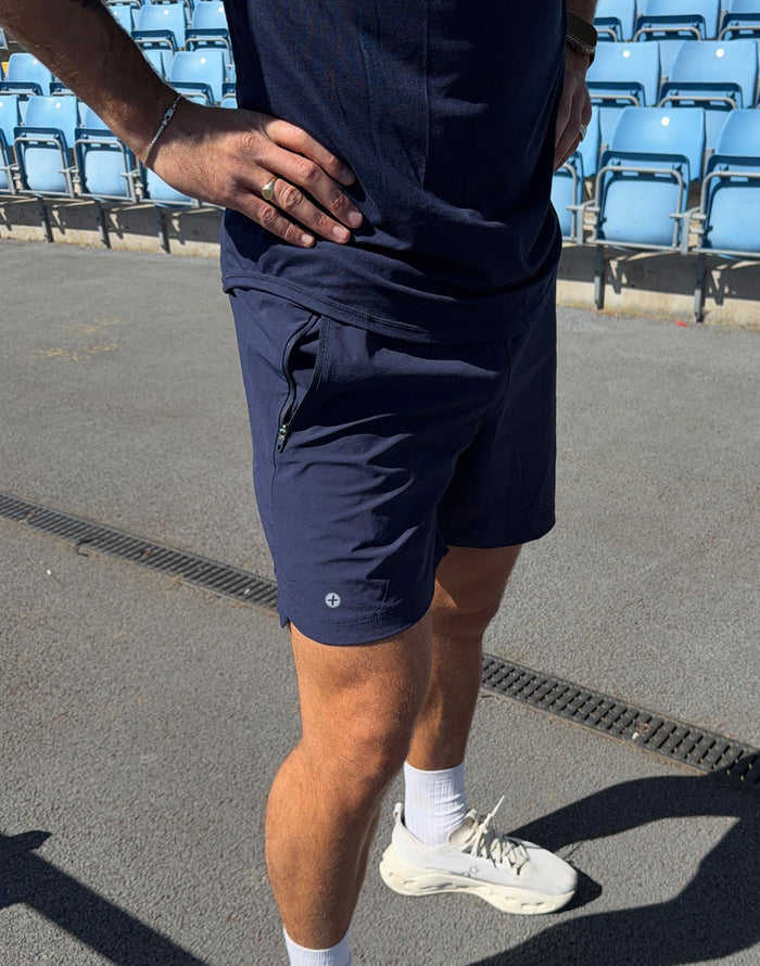 Relentless 7" Shorts in Twilight Navy