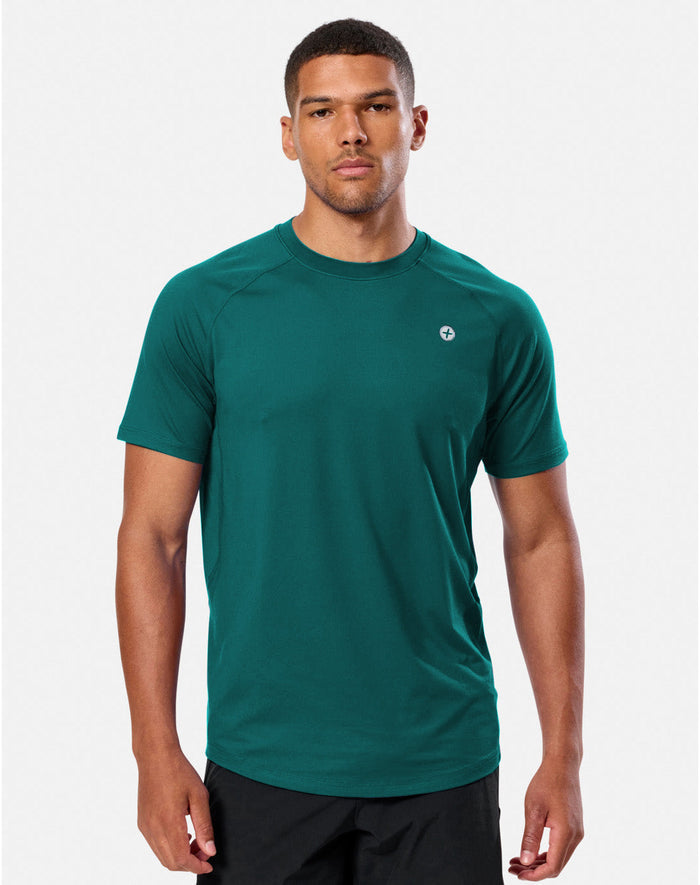 Relentless Tee in Goodnight Green