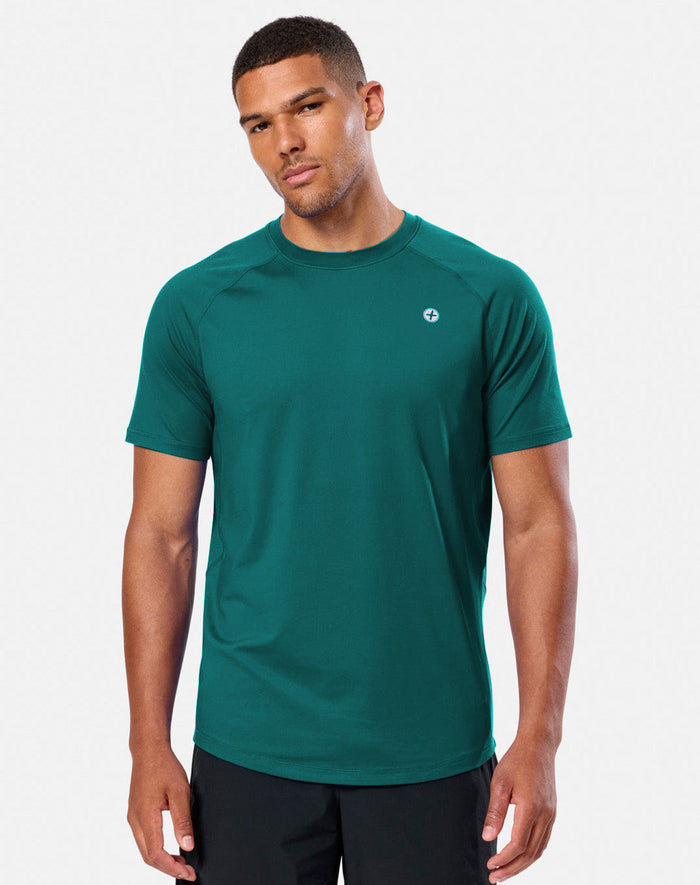Relentless Tee in Goodnight Green
