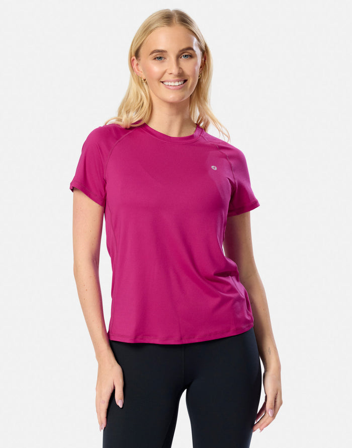 Relentless Tee in Sunrise Pink