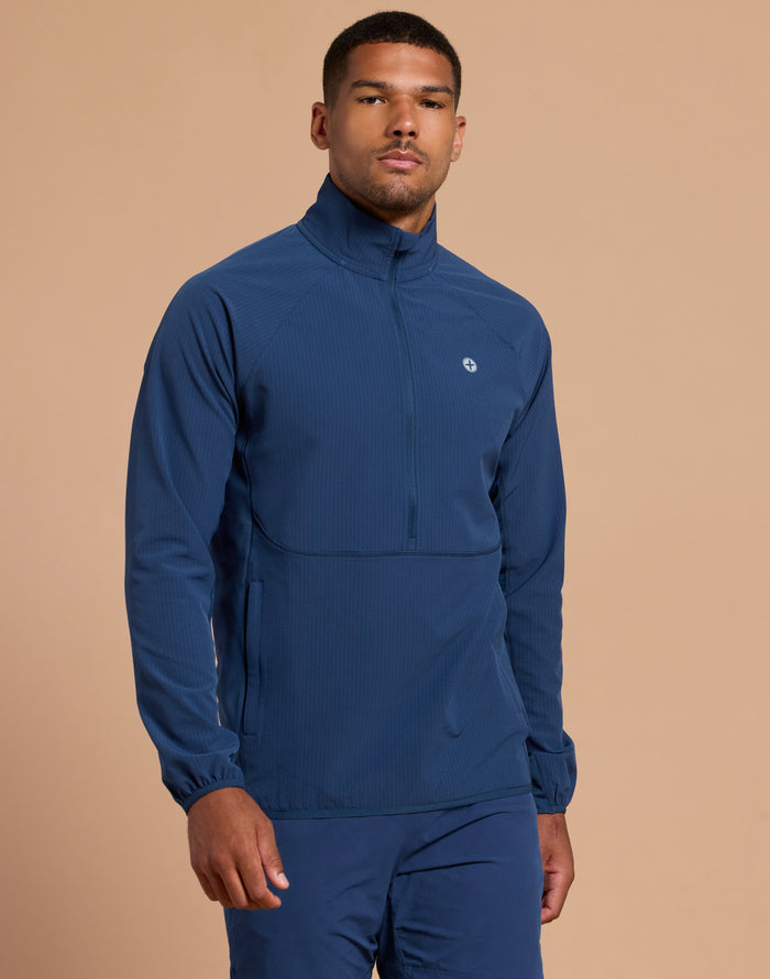 Relentless Train Midlayer in Petrol Blue