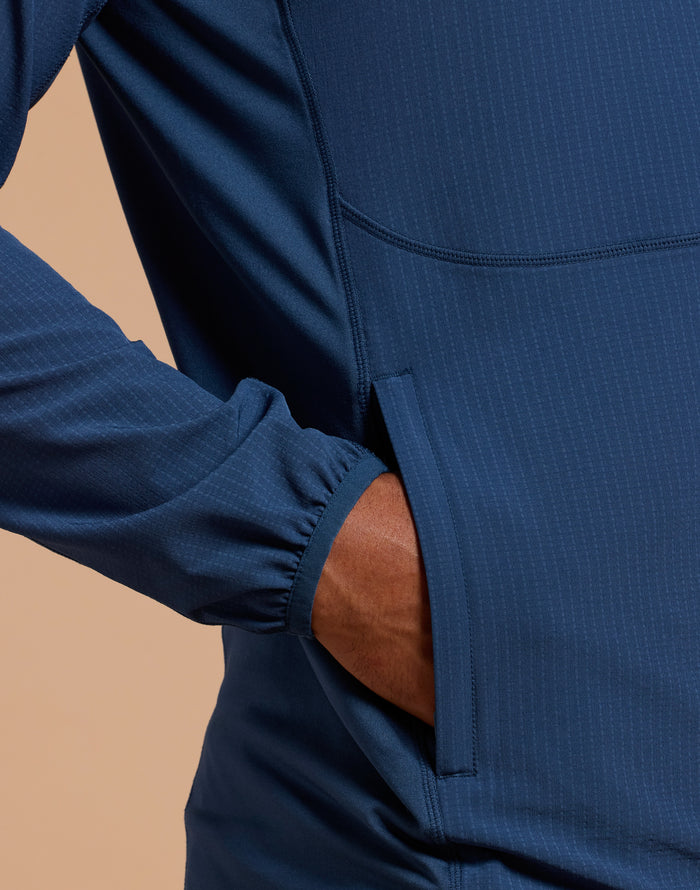 Relentless Train Midlayer in Petrol Blue