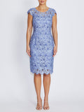 Rhea Periwinkle Sequin Lace Dress