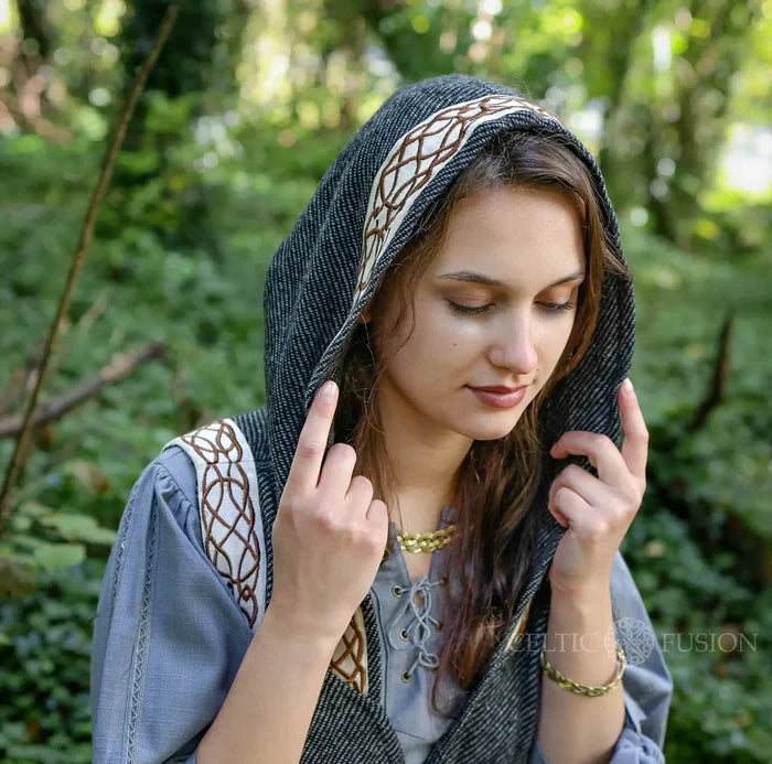 Celtic Fusion Design, Irish-designed folklore-inspired clothing created with a focus on sustainability, natural textures, and