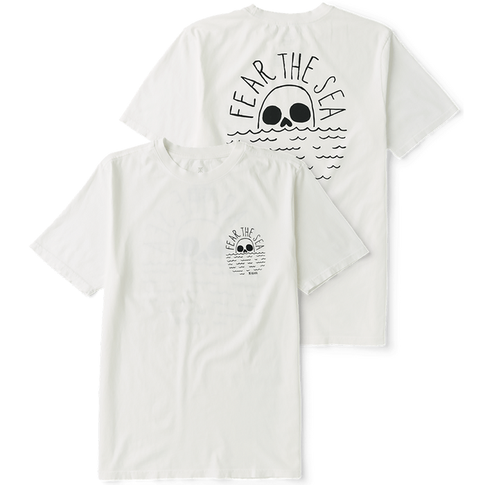 Roark Fear The Sea Premium T-Shirt White Pure Boardshop