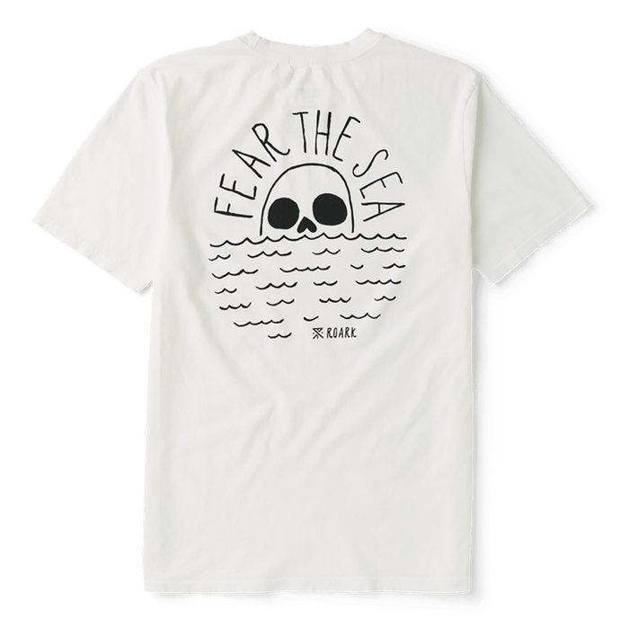 Roark Fear The Sea Premium T-Shirt White Pure Boardshop