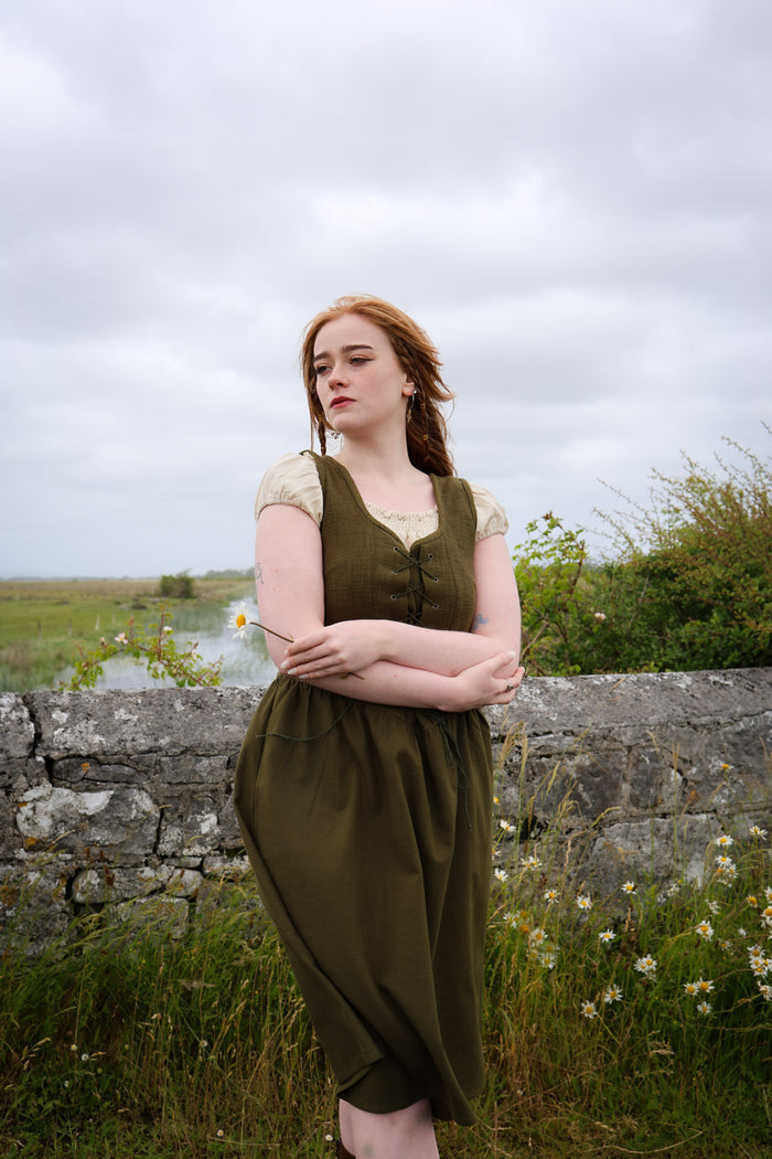 Rosemary Green Corset Dress