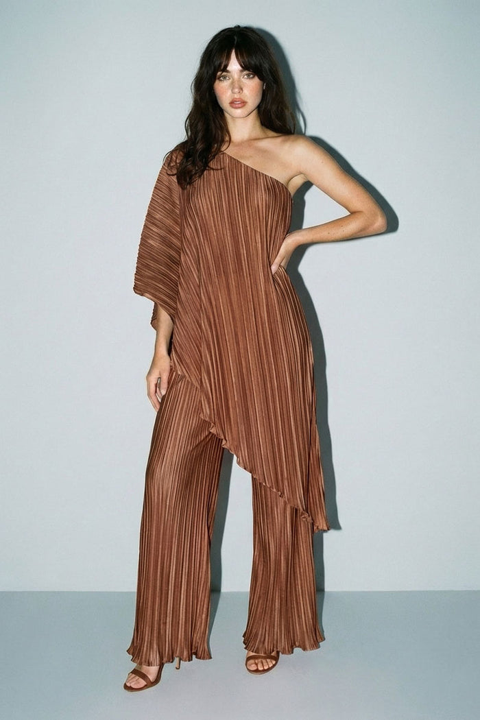 Rosie Wide Leg Pleated Pants