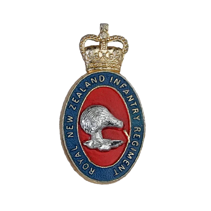 Royal New Zealand Infantry Regiment (RNZIR) Right Collar Pin - New Zealand Army Surplus - Flags, Badges & Insignia