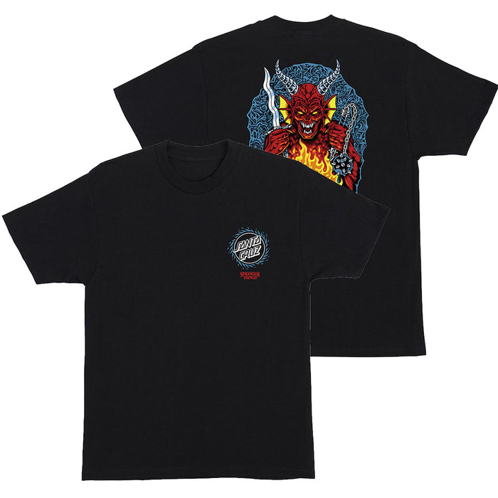 Santa Cruz X Stanger Things Hellfire Pit T-Shirt pure boardshop