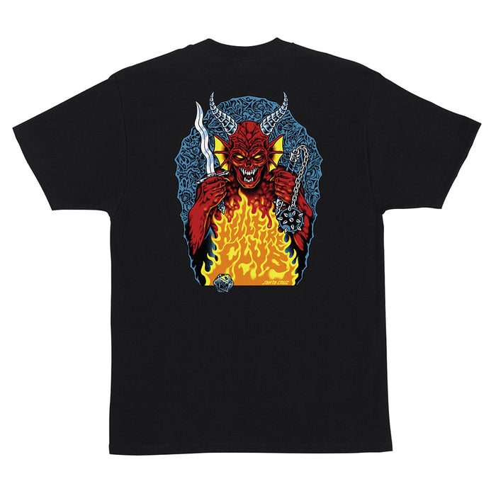 Santa Cruz X Stanger Things Hellfire Pit T-Shirt pure boardshop