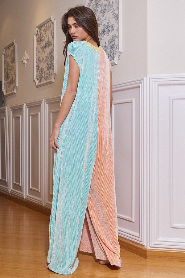 Santa Monica Color-Block Jumpsuit