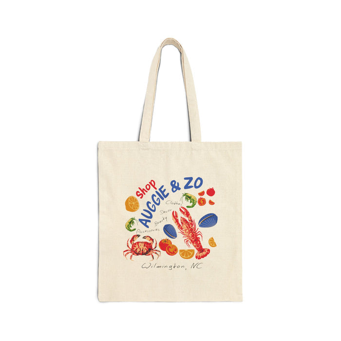 Seafood Market Canvas Tote Bag