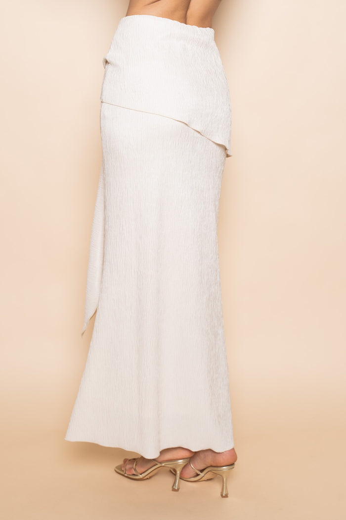 Seraphina Front Wrap Tie Maxi Skirt