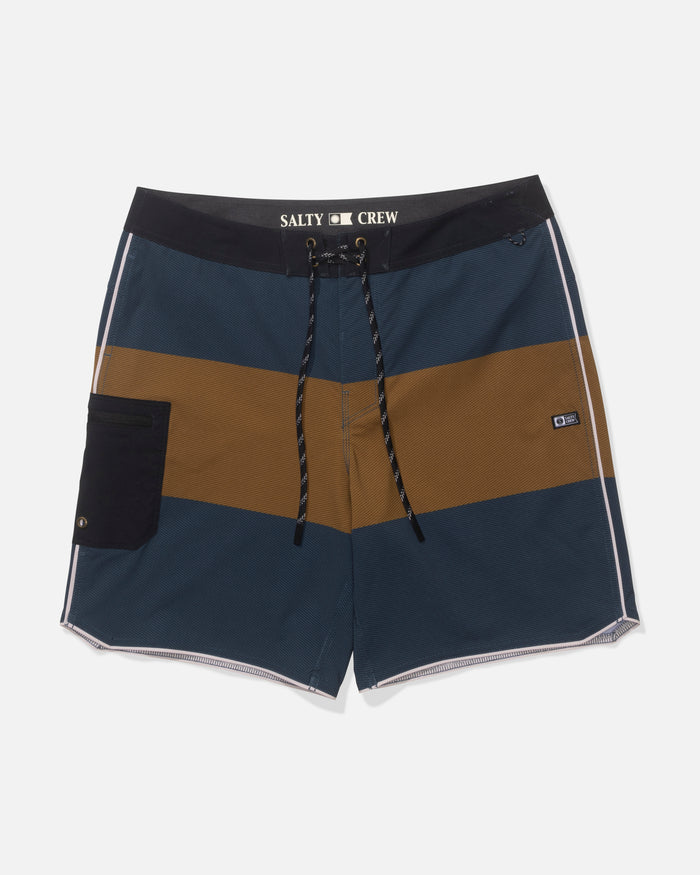 Session Blocked Boardshort - Midnight Navy