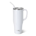 Shimmer Diamond White Mega Mug (40oz)
