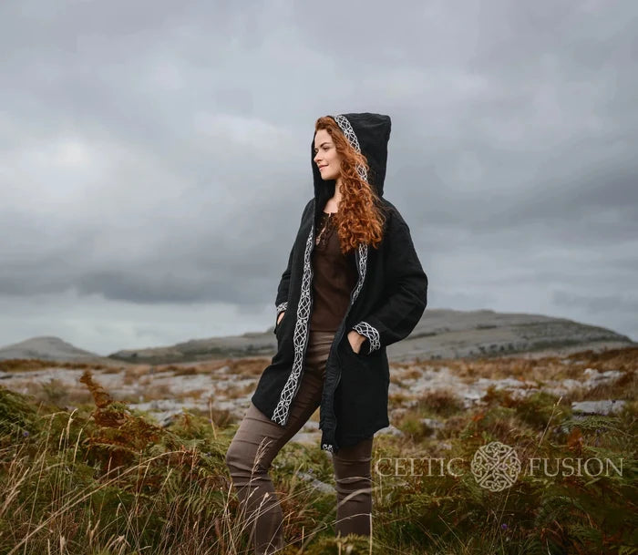 Celtic Fusion Design, Irish-designed folklore-inspired clothing created with a focus on sustainability, natural textures, and