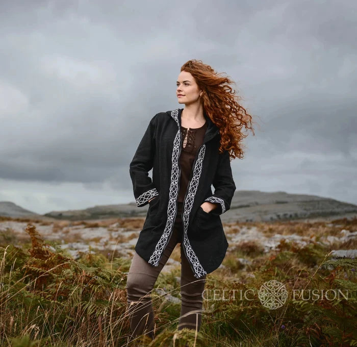 Celtic Fusion Design, Irish-designed folklore-inspired clothing created with a focus on sustainability, natural textures, and