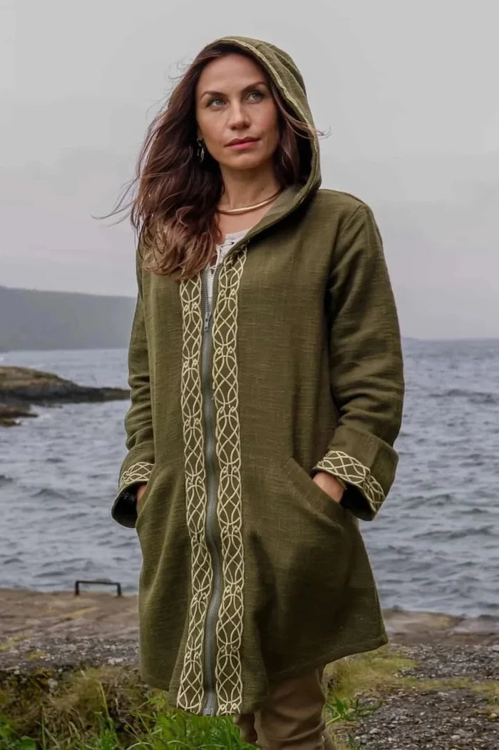 Celtic Fusion Design, Irish-designed folklore-inspired clothing created with a focus on sustainability, natural textures, and