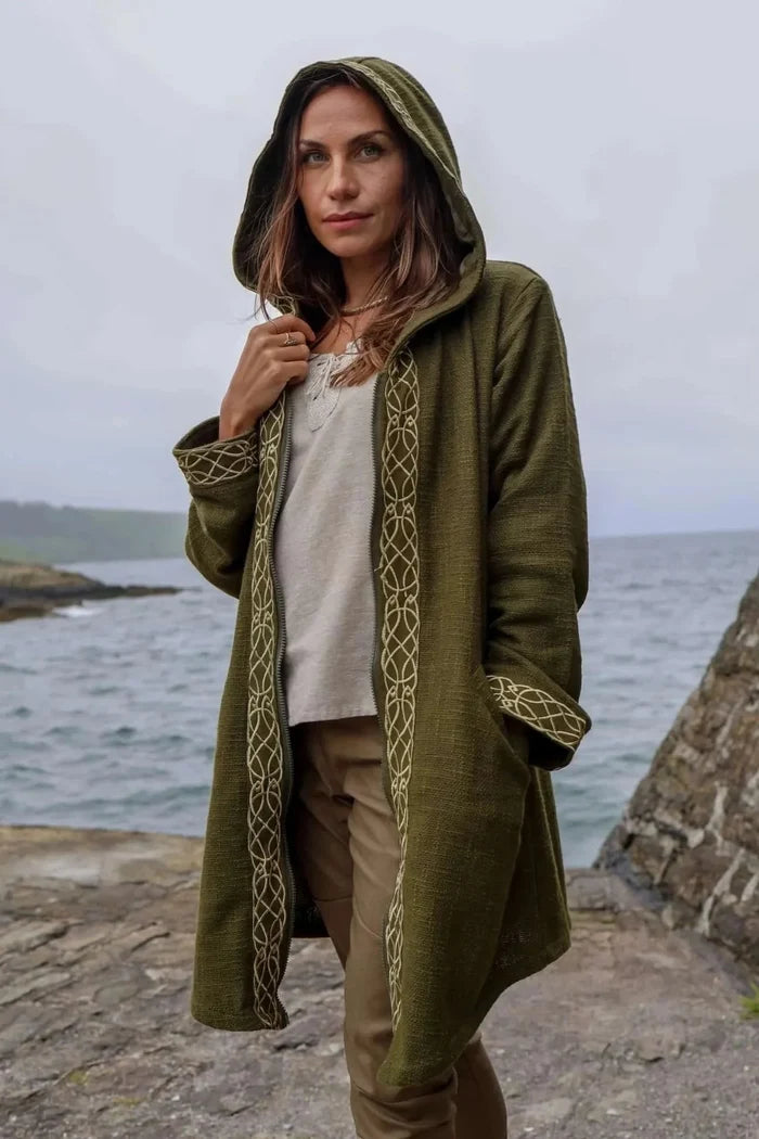 Celtic Fusion Design, Irish-designed folklore-inspired clothing created with a focus on sustainability, natural textures, and