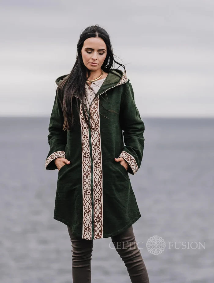 Celtic Fusion Design, Irish-designed folklore-inspired clothing created with a focus on sustainability, natural textures, and