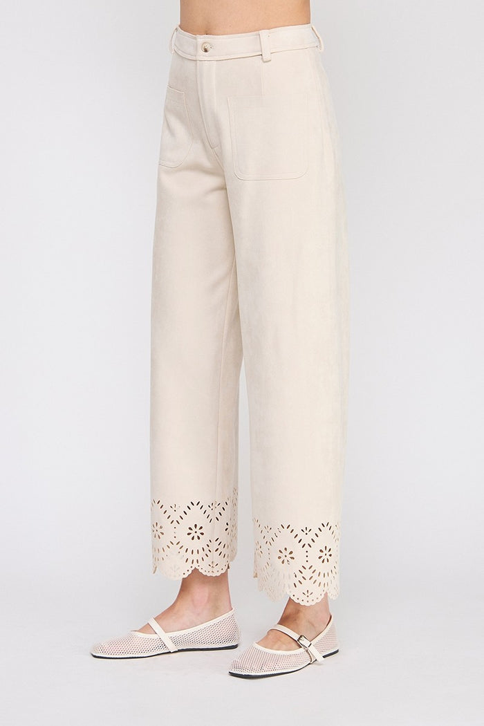 Sienna Suede Wide Leg Pants - Adored A Lovely Boutique