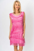 Silk Ruffle Dress