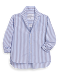 SILVIO Blue and Navy Multi Stripe, Italian Cotton