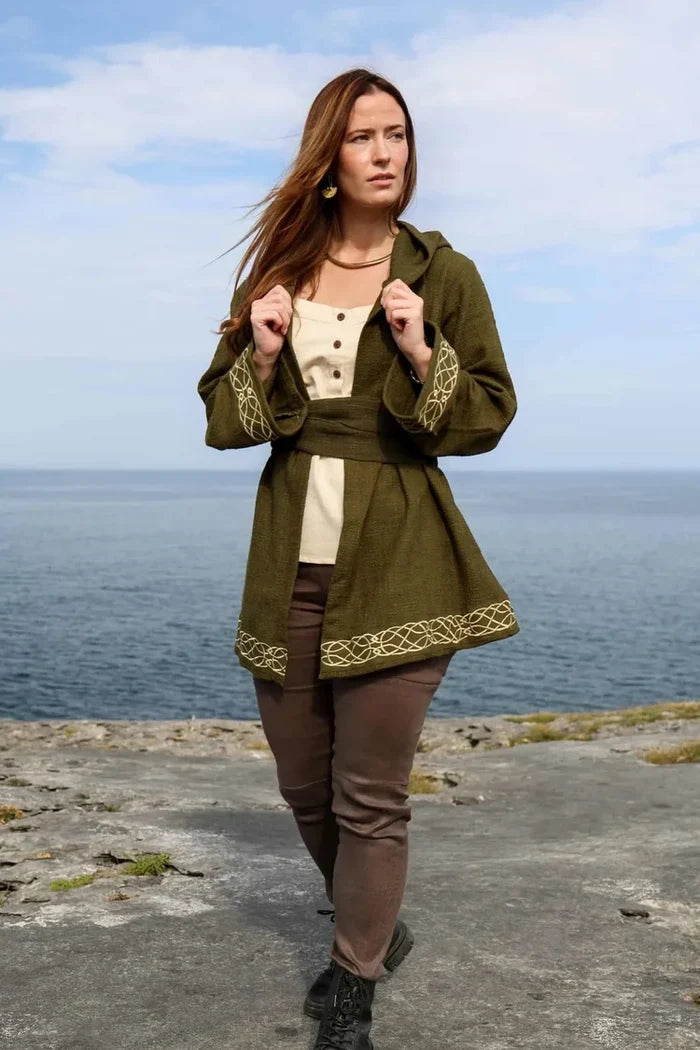 Celtic Fusion Design, Irish-designed folklore-inspired clothing created with a focus on sustainability, natural textures, and