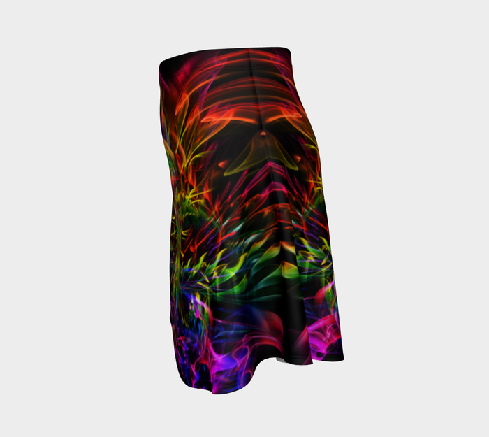 Spirit of Fire High Waist Flare Skirt
