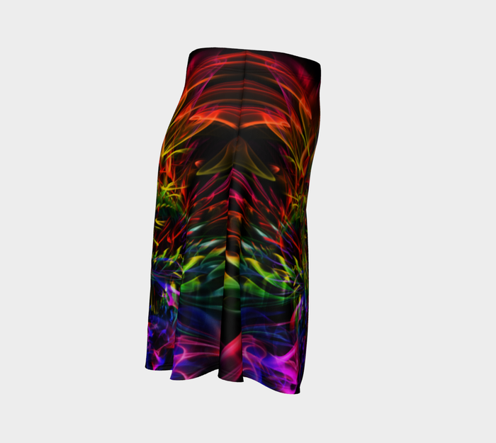Spirit of Fire High Waist Flare Skirt