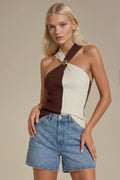 Split Decisions Halter Top