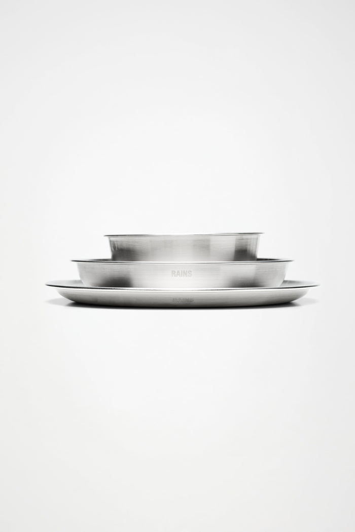 RAINS Stainless Steel 2-Pack Plates Steel Plates