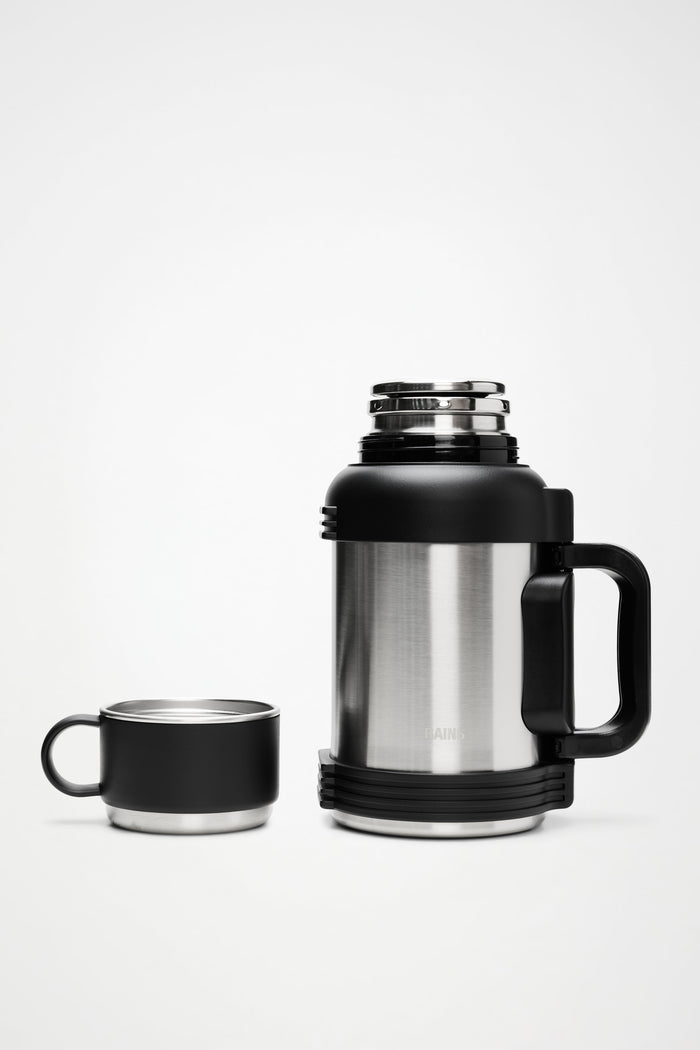 RAINS Stainless Steel Tumbler Vacuum Flask 1300ml Steel Coffee Mugs