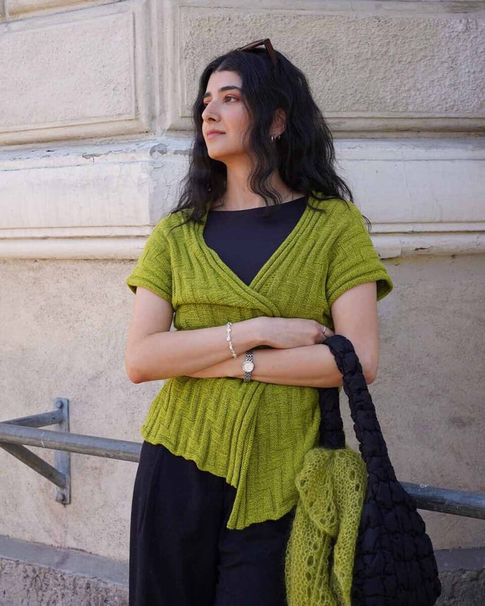 Steps vest by Hanne Falkenberg, knitting pattern