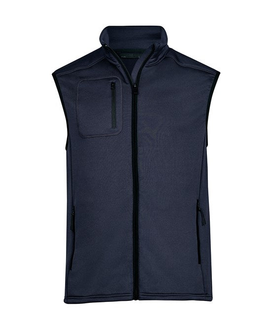 Stretch fleece bodywarmer